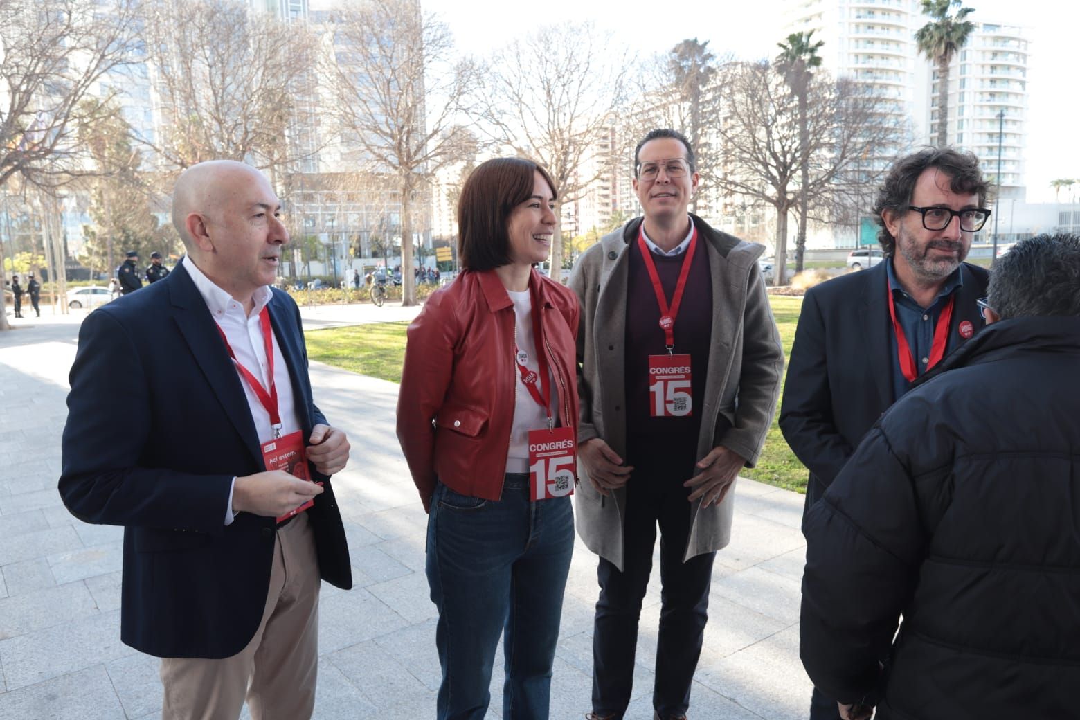 Empiezan a llegar los primeros asistentes al Congreso del PSPV-PSOE en Valencia