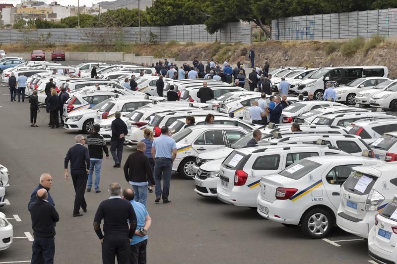 22-04-2019 LAS PALMAS DE GRAN CANARIA. Protesta de taxistas de Las Palmas  | 22/05/2019 | Fotógrafo: Andrés Cruz