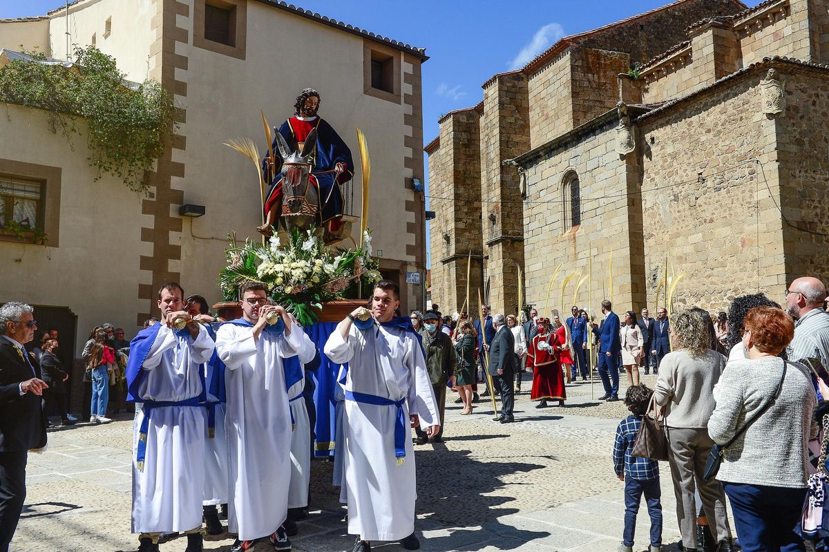 Procesión del domingo de ramos de Plasencia