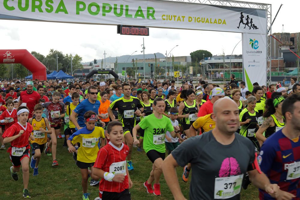 Més de dos mil participants a la 41a Cursa Popular d'Igualada