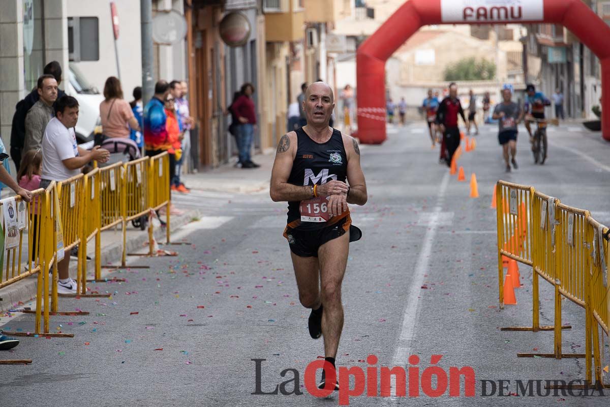 Carrera Popular Urbana y de la Mujer de Moratalla ‘La Villa, premio Marín Giménez (línea de meta)