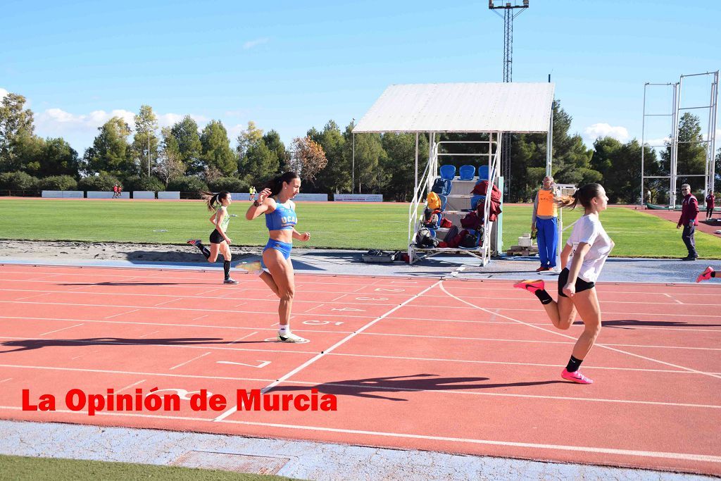 Regional absoluto y sub-23 de atletismo en Lorca (I)