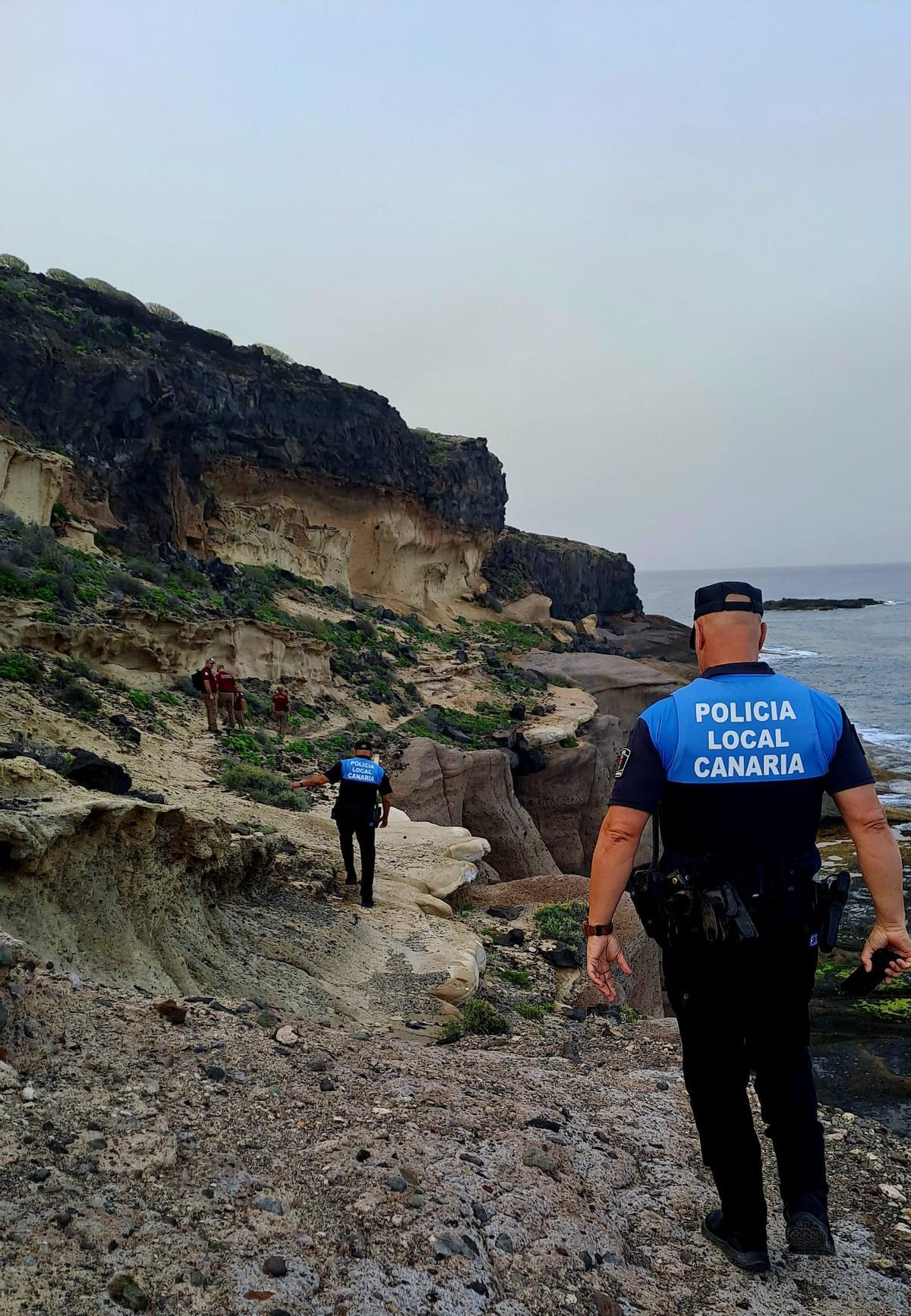 Desalojo en la Caleta de Adeje Desalojo en la Caleta de Adeje