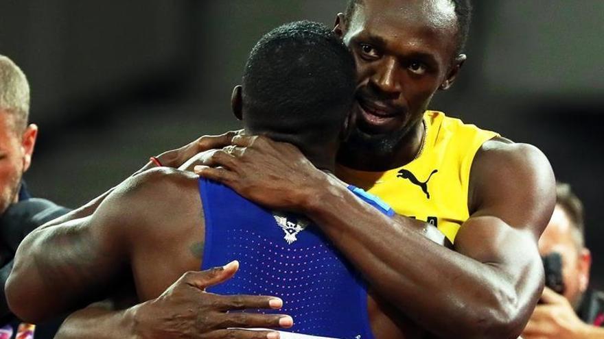 Gatlin destrona a Bolt en los 100 metros