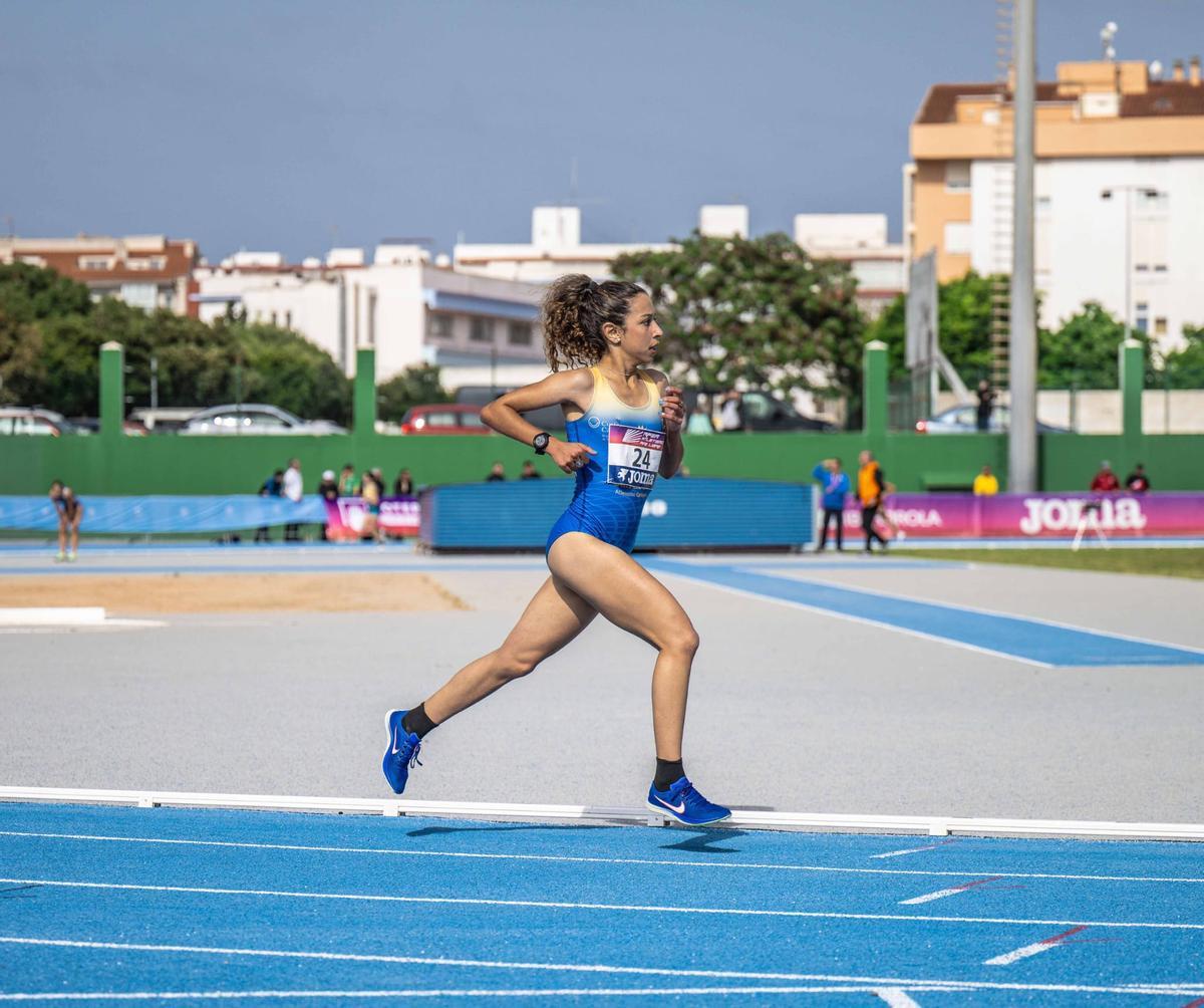 Fátima Hernández, durante el Campeonato de España de Mahón