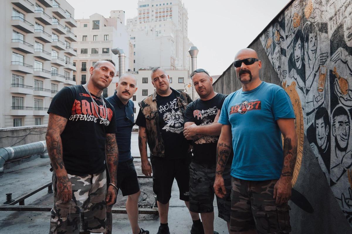 Integrantes de la banda madrileña Non Servium