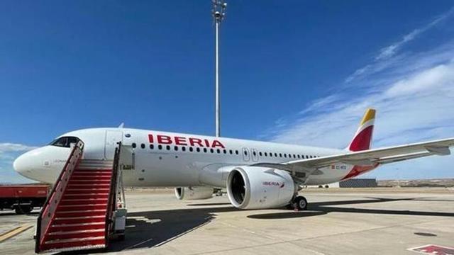 Avión de Iberia.