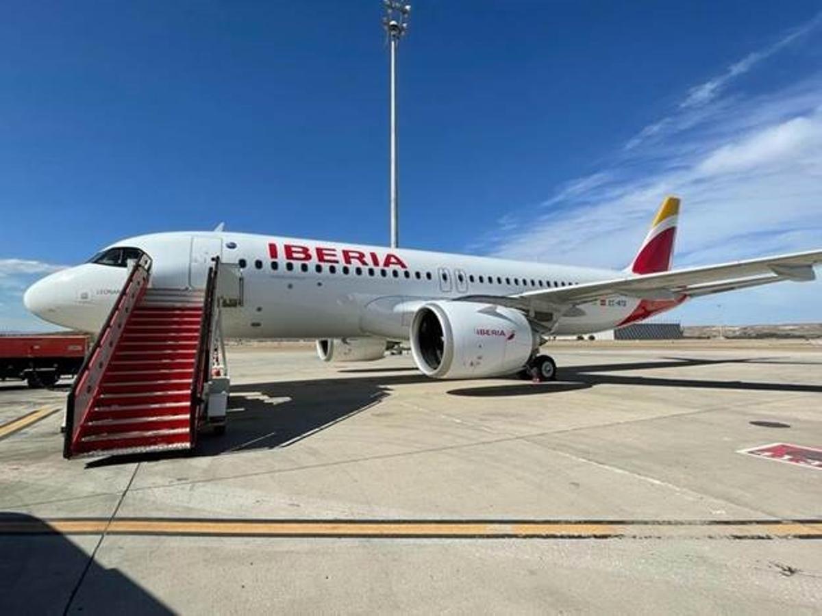 Avión de Iberia.