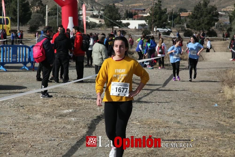 Final Regional de Cross Escolar: juvenil