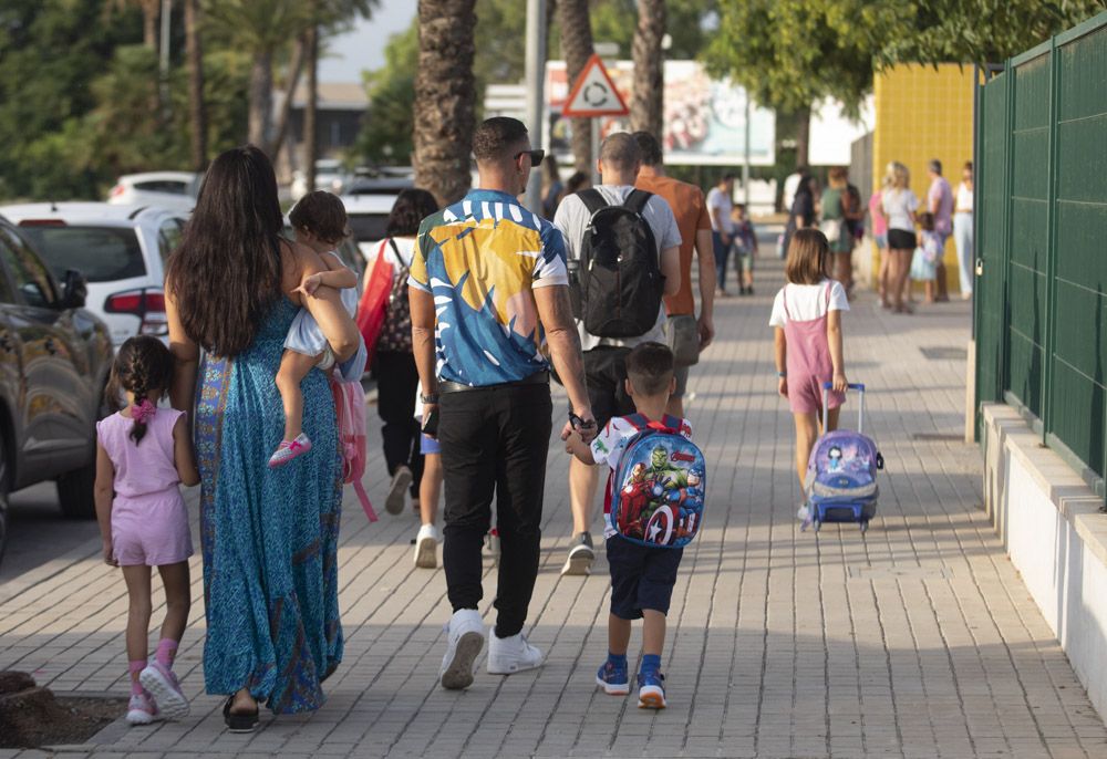 Vuelta al cole en el CEIP Les Palmeres de Canet d'En Berenguer