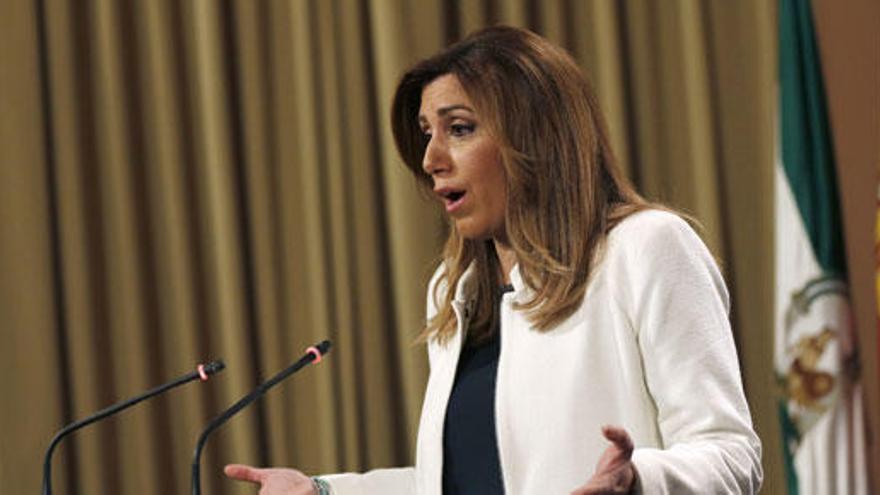 Susana Díaz destituye a los consejeros de IU