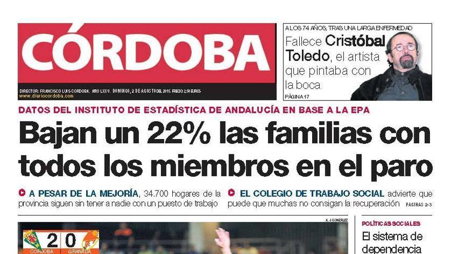 La portada de CÓRDOBA