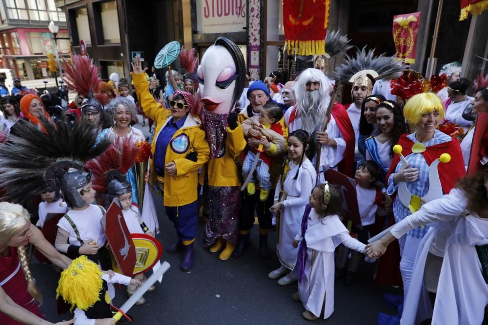 Desfile infantil en el Carnaval de Gijón