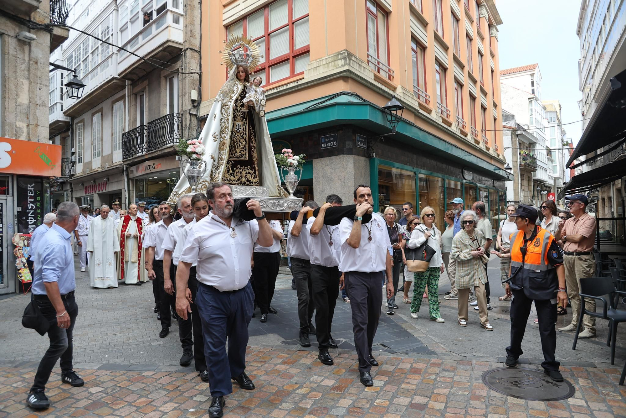 Procesión de la Virgen del Carmen en A Coruña