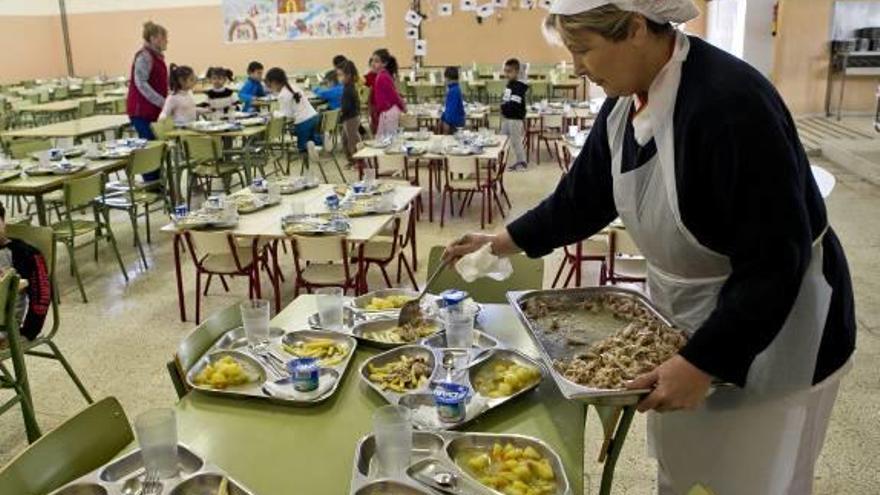 Comedor escolar del colegio Gloria Fuertes.