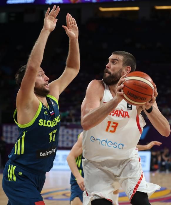 Semifinales del Eurobasket: España - Eslovenia