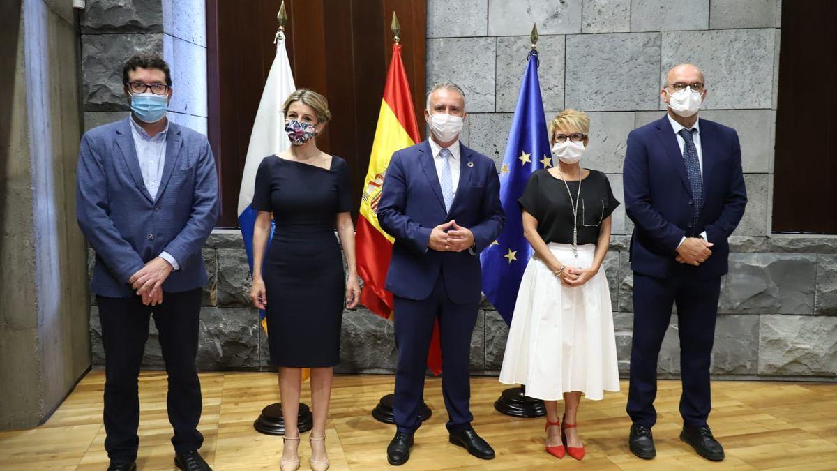 Gobierno canario y Estado firman la transferencia de los 42 millones de euros del PIEC.