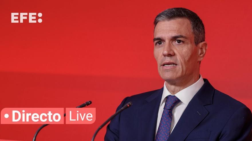 Directo | Sánchez nombra un equipo interino liderado por Narbona para asumir Organización en el PSOE mientras elige al sustituto de Santos Cerdán