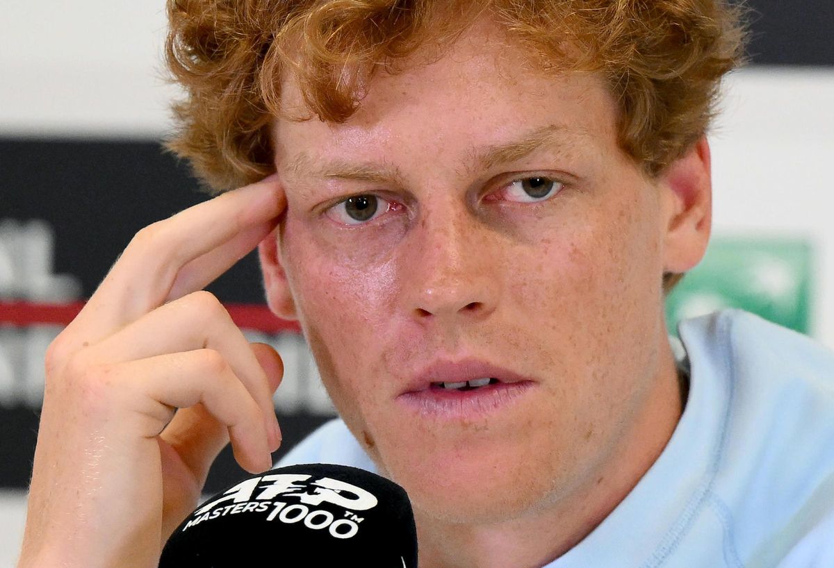 Jannik Sinner, en su comparecencia de este lunes en Roma.