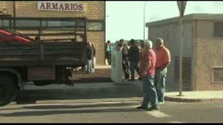 Protesta de transportistas en Fuerteventura