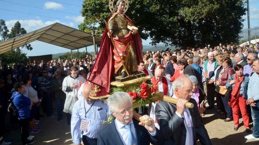  Todo preparado en el municipio de Barro para celebrar la tradicional romería de San Breixo el 2 de octubre