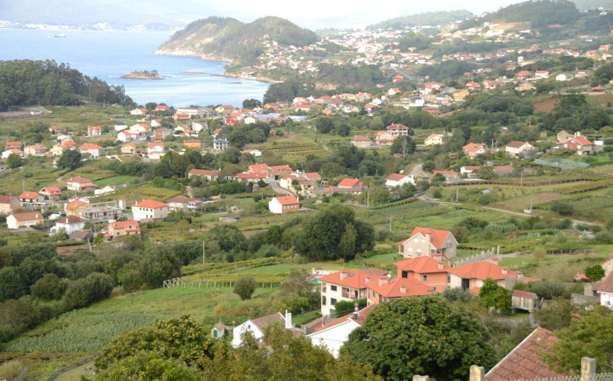Vista de Santa María de Cela (Bueu).   | //  GONZALO NÚÑEZ