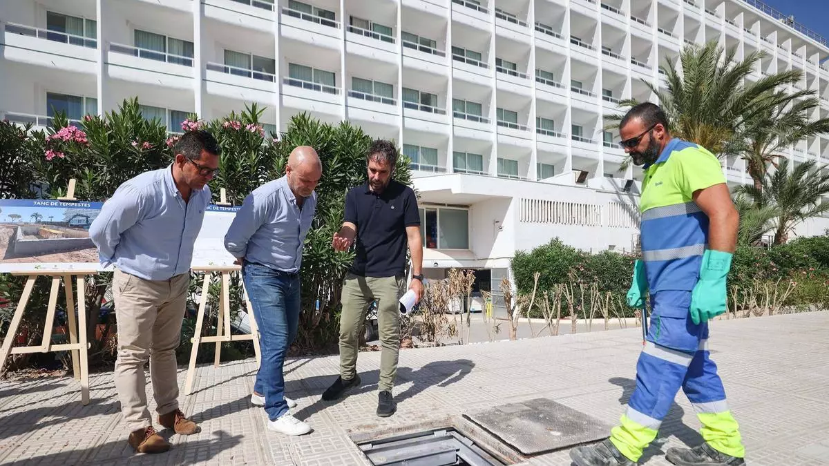 Ibiza se plantea crear una red de tanques de tormentas para evitar inundaciones en la ciudad