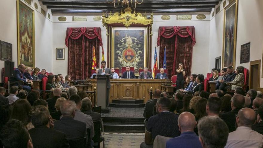 El acto del día de la Constitución en Elche, el pasado año