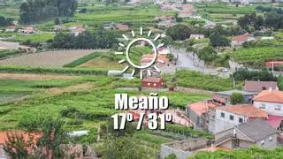 El tiempo en Meaño: previsión meteorológica para hoy, martes 17 de junio
