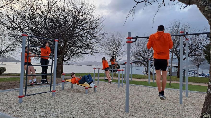 Chapela ya disfruta de una zona de entrenamientos de calistenia