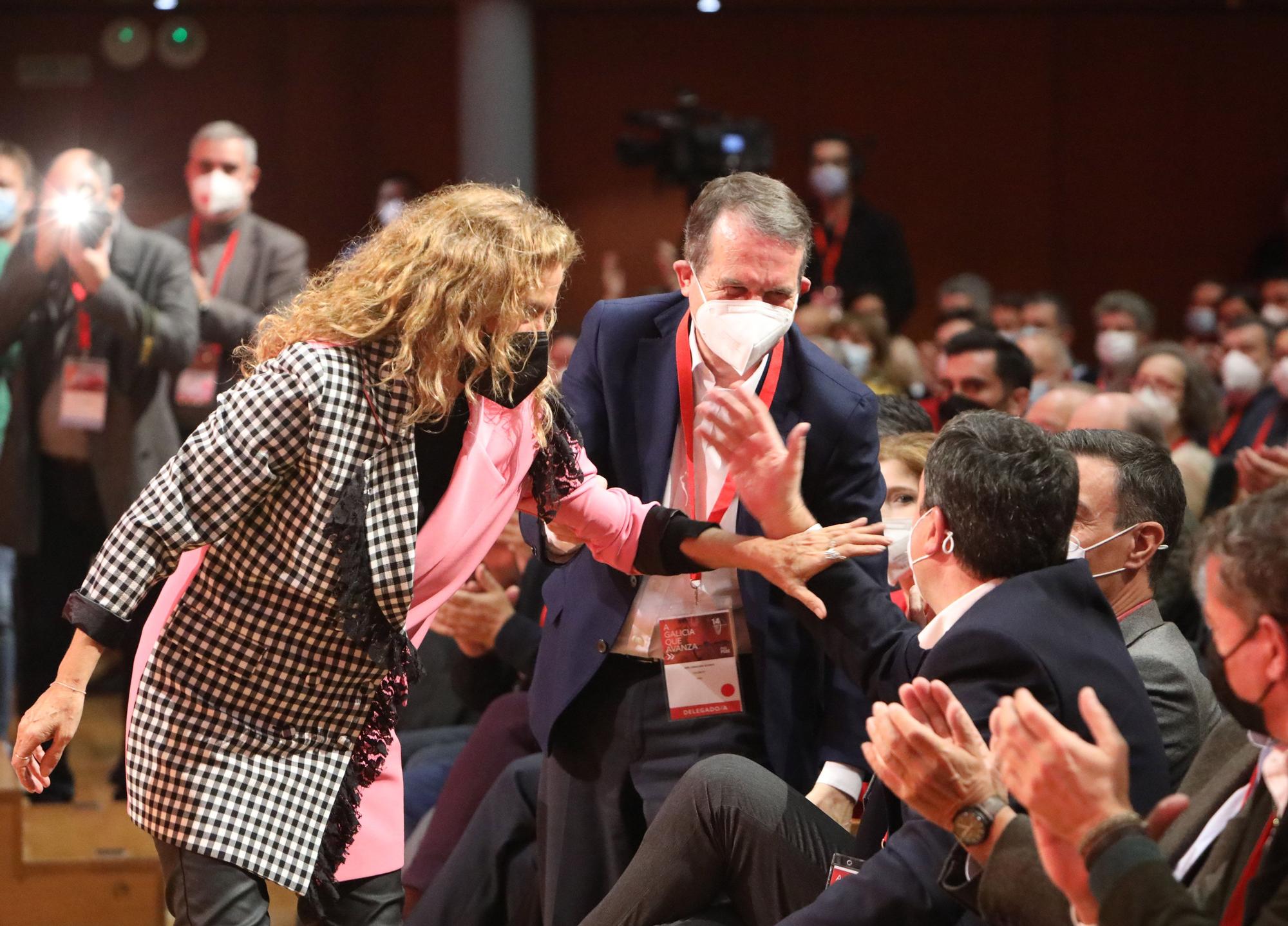 Pedro Sánchez clausura el congreso del PSdeG en Santiago