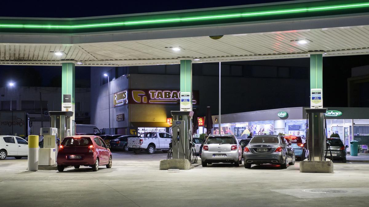 Gasolinera en La Jonquera.