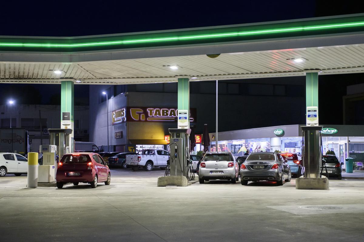 Gasolinera en La Jonquera.