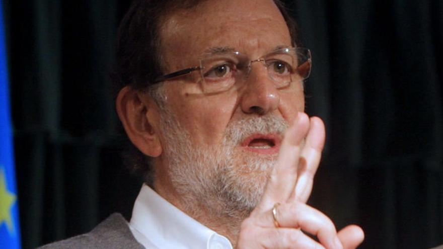 Rajoy, durante su estancia en Ordes.