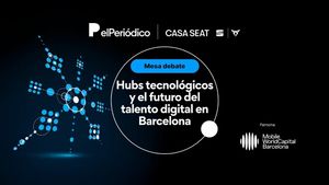 Mesa debate: Hubs tecnológicos y el futuro digital en Barcelona.