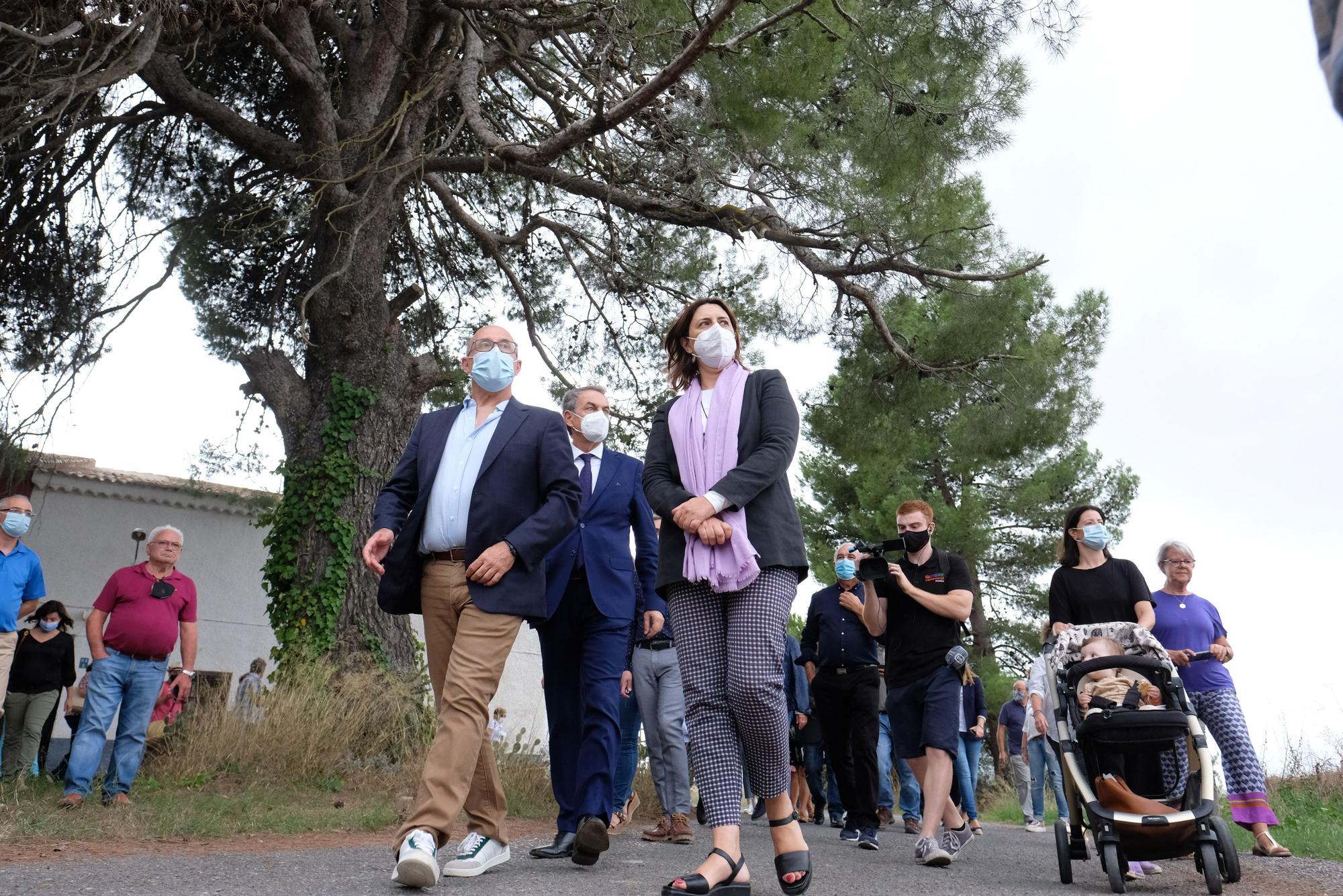 Visita del expresidente Jose Luis Rodríguez Zapatero al Fondó de Monóvar, última sede del gobierno Republicano