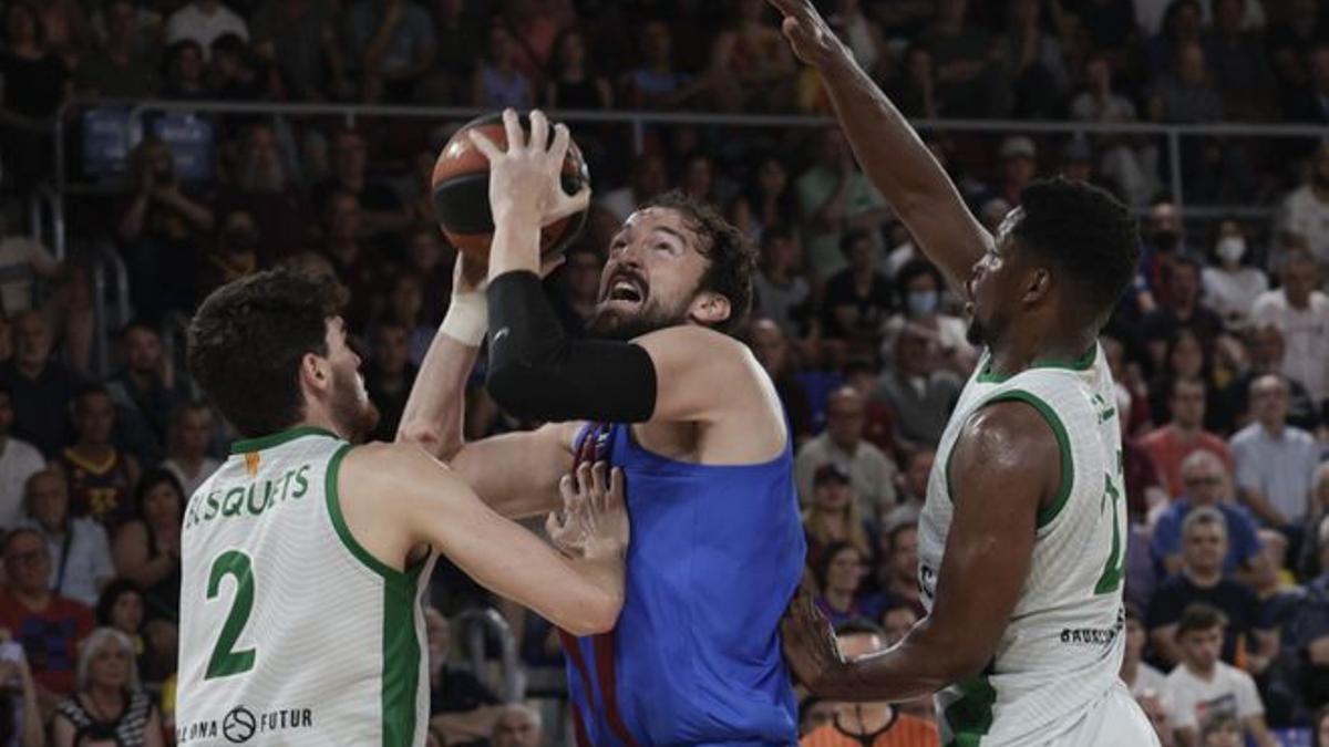 Sanli fue el más destacado ante el Joventut.