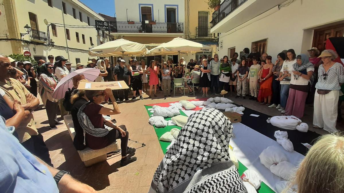 El minut de silenci guardat pels participants