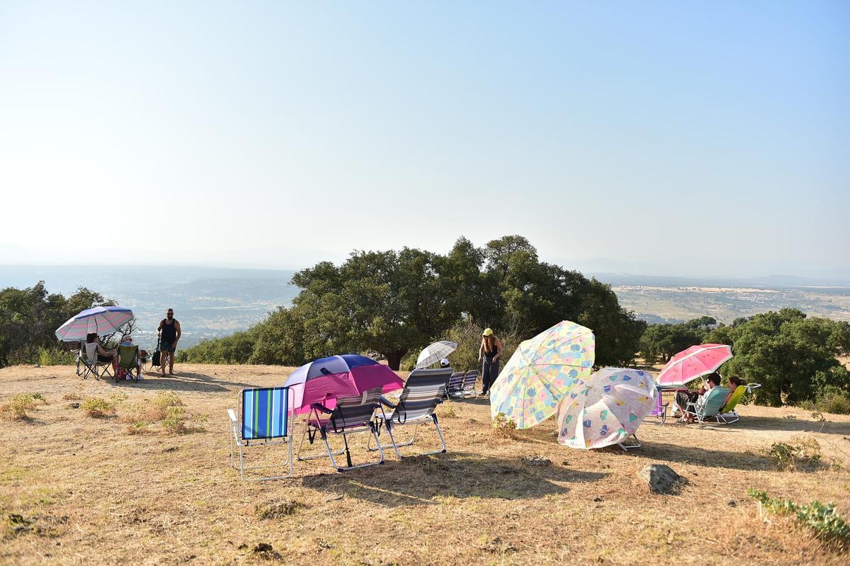 Ambiente previo al eclipse en Plasencia Ambiente previo al eclipse en Plasencia