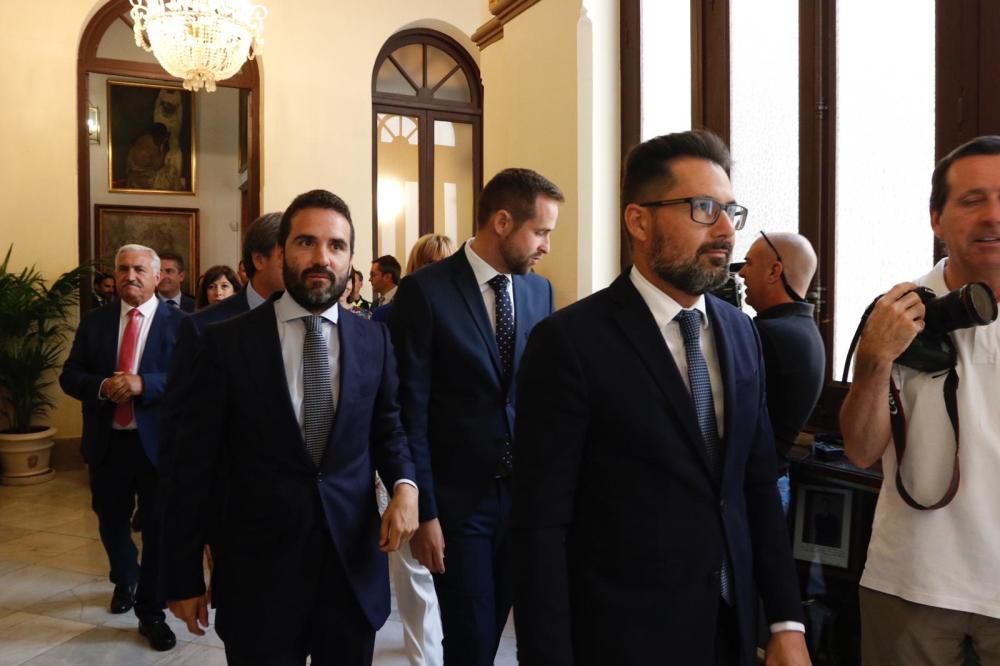 Pleno de investidura del Ayuntamiento de Málaga.