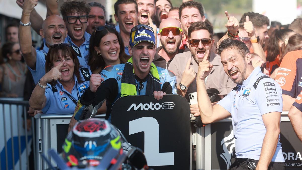 Aldeguer celebra su victoria