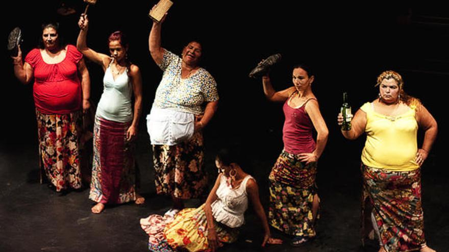 Las protagonistas de La casa de Bernarda Alba.