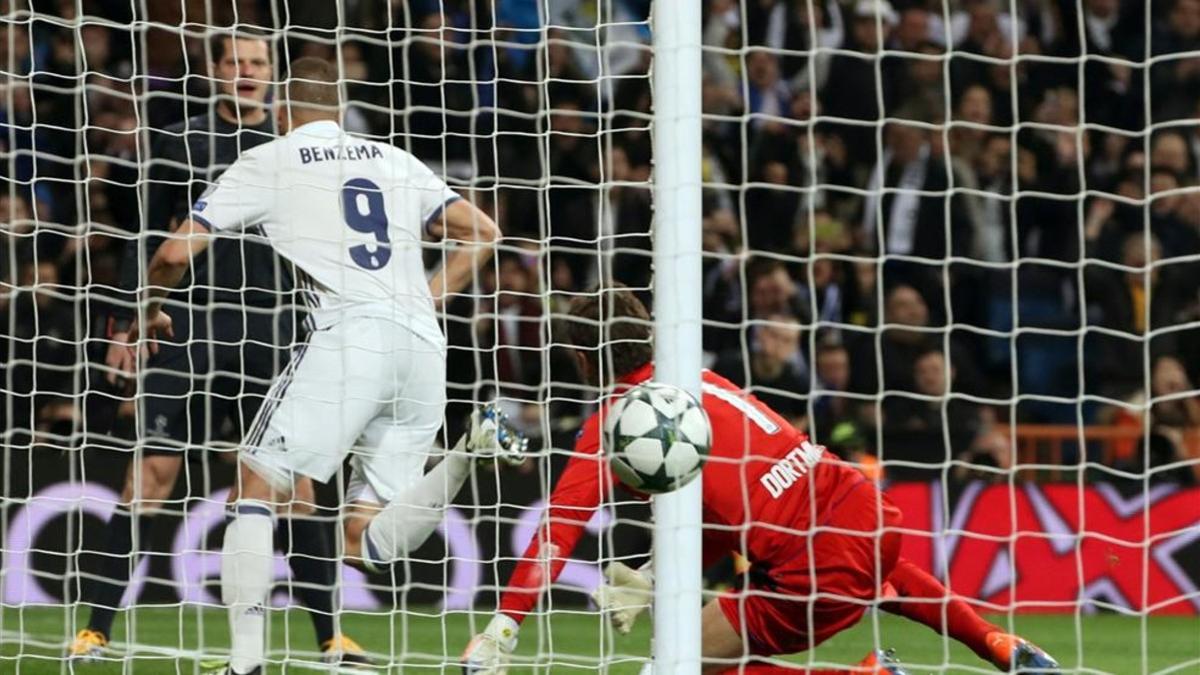 Benzema, tras marcar su segundo gol
