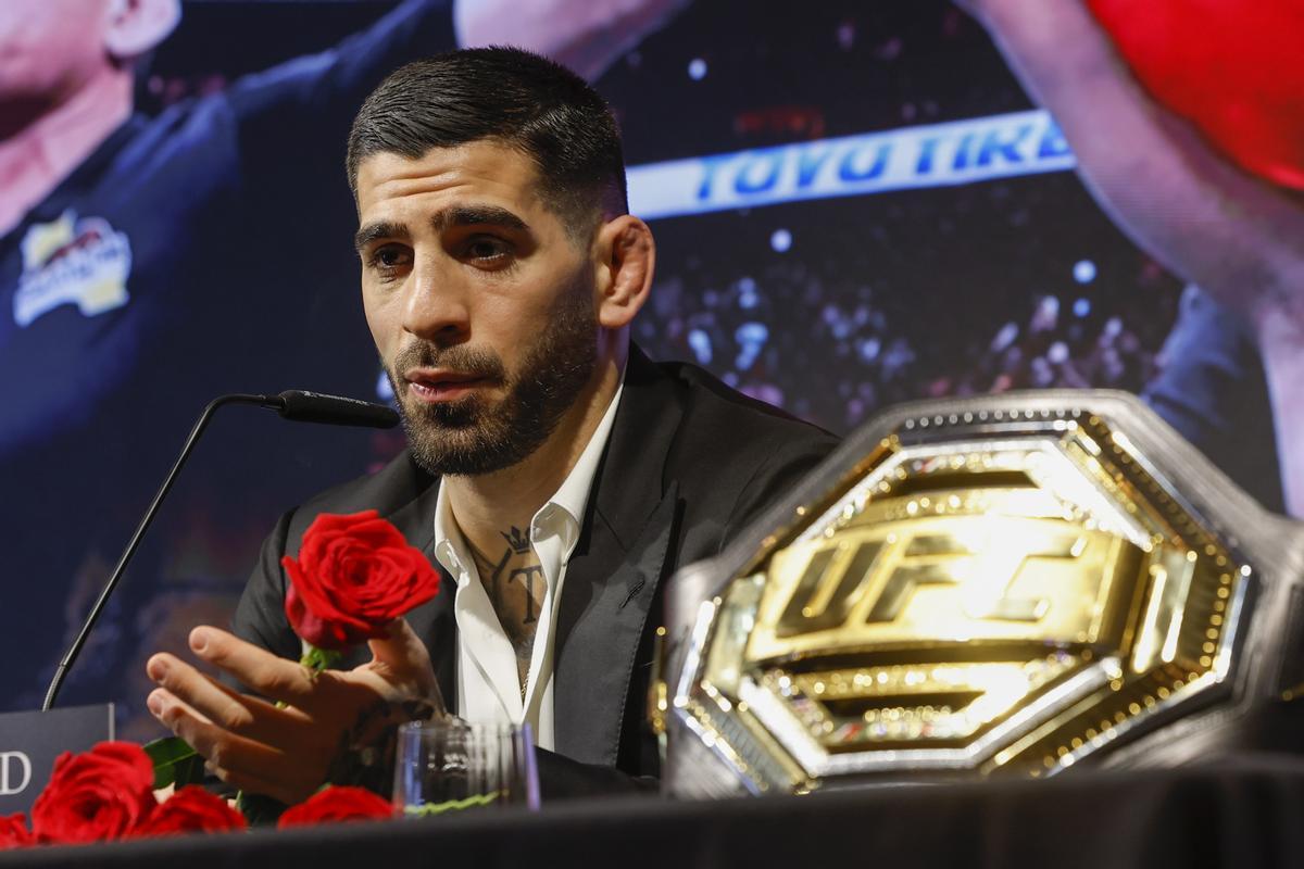 Rueda de prensa del campeón del peso pluma de la UFC, Ilia Topuria, en Madrid