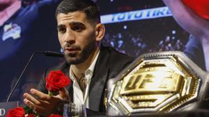 Rueda de prensa del campeón del peso pluma de la UFC, Ilia Topuria, en Madrid