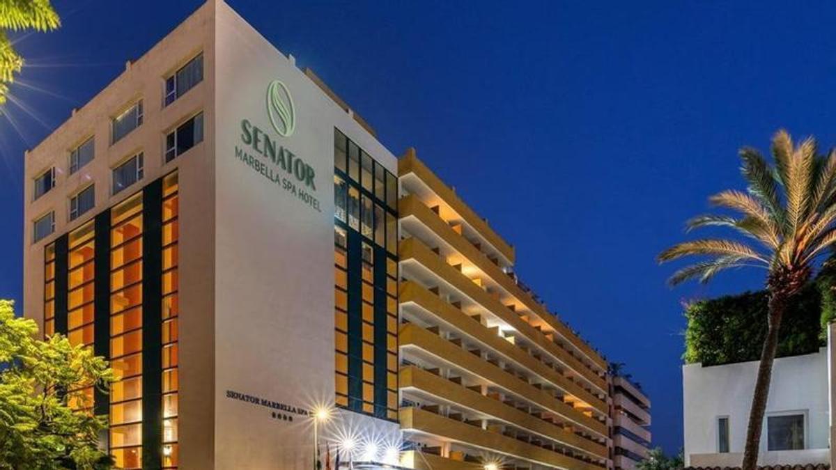 El hotel Senator, de cuatro estrellas, uno de los más conocidos de Marbella