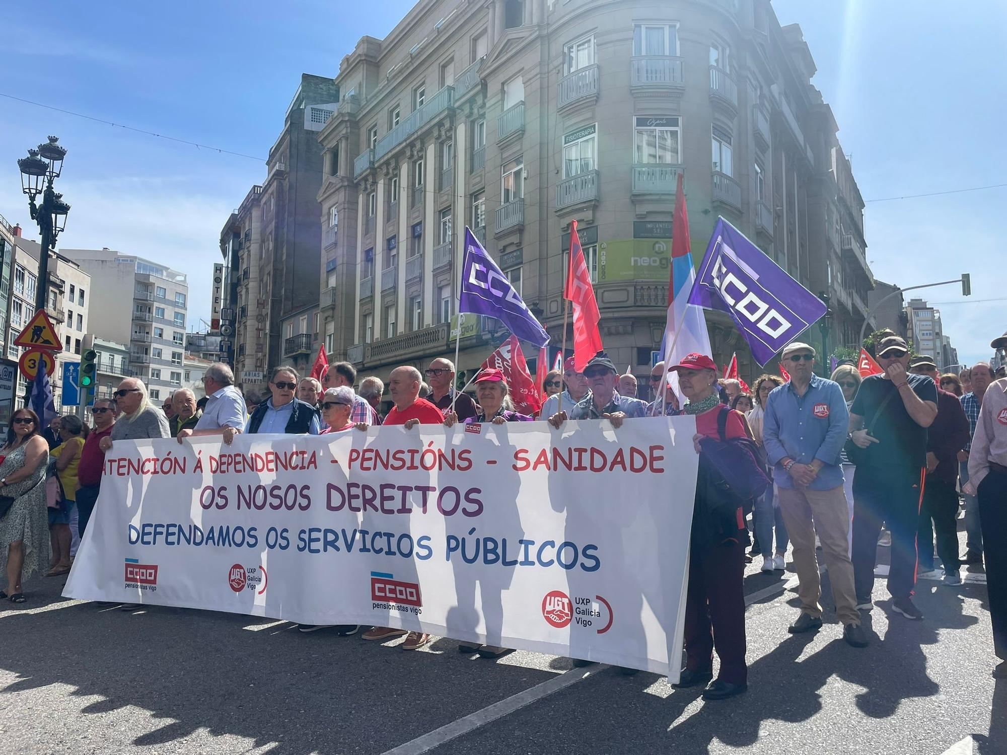 Primero de Mayo: las manifestaciones del Día del Trabajo toman Vigo