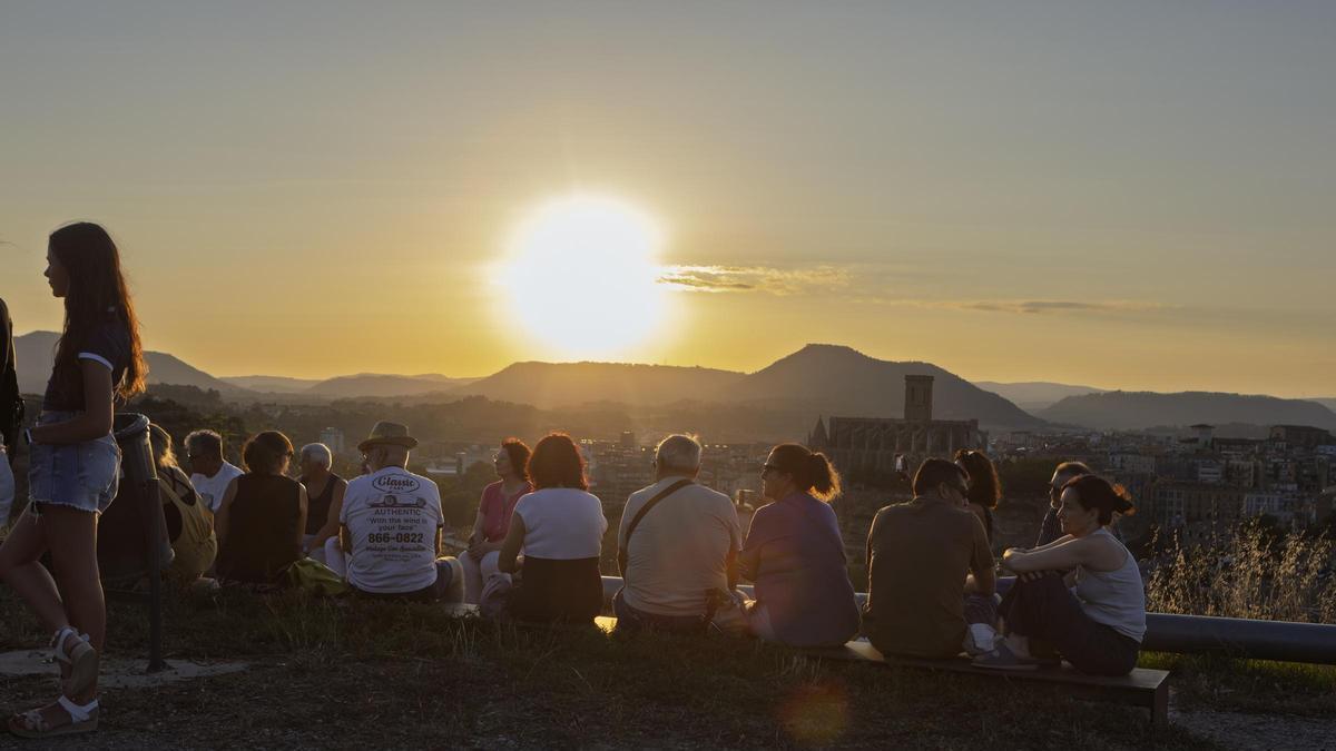Concert al Pou de Llum amb posta de sol en les Festes de Sant Ignasi de l'any passat