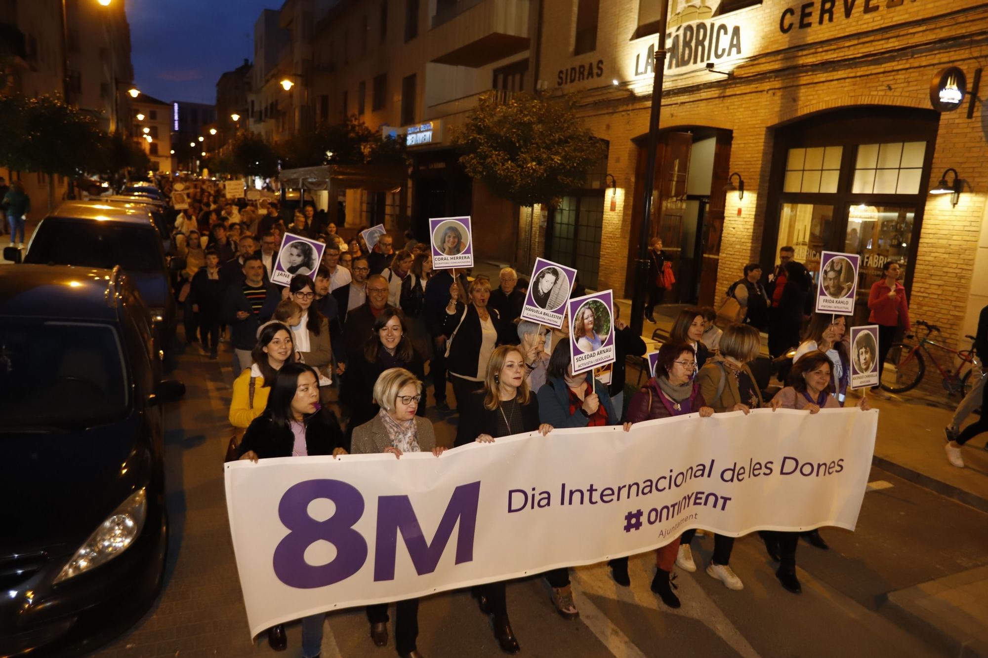 Manifestaciones y actos por el 8M en Ontinyent y Xàtiva