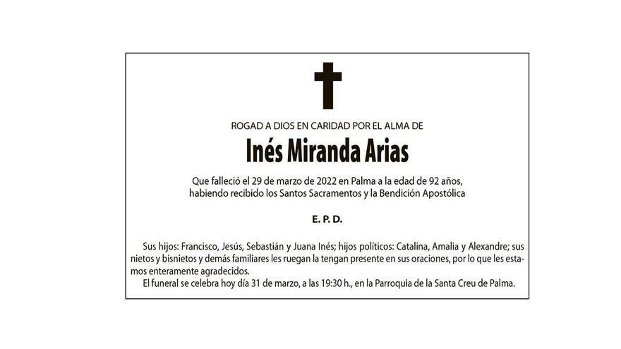 Inés Miranda Arias